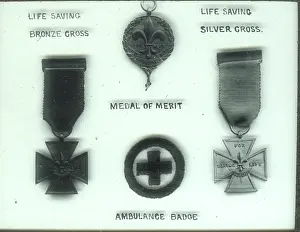 Recognition: Four Scout badges and awards