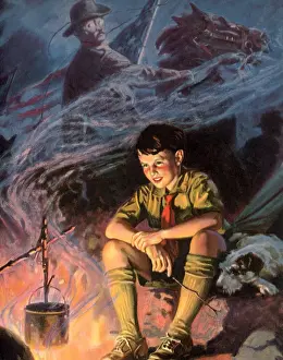 Hintermeister: Scout at Campfire