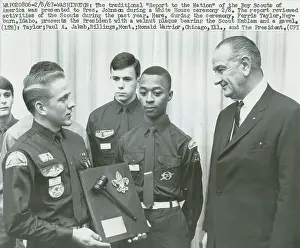 Reviews: Scout ceremony with President Johnson
