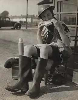 Sandwich: Scout on lunch break