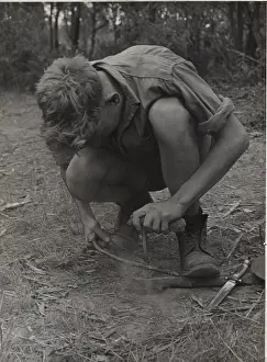 Friction: Scout producing fire, Australia