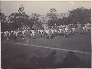 Exercising: Scouts of the 4th Calcutta Troop, India