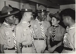Polynesian: Scouts in Banaba (Ocean Island), Pacific