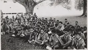Fiji: Scouts at camp, Fiji, South Pacific