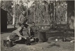Commissioners: Scouts cooking in South Australia