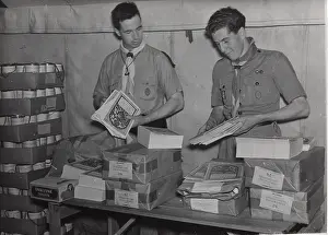Parcel: Scouts with Coronation programmes