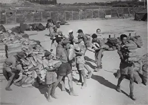Loaves: Scouts distributing bread, Argostolion, Kefalonia, Greece
