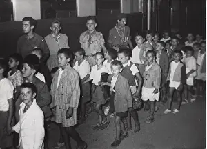 Mainland: Scouts escorting earthquake victims, Greece