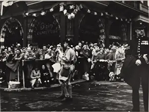 Programmes: Scouts selling Coronation programmes