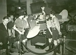 Teach: Scouts using RAF flight simulator