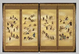 Screen - the four classes of Edo Japan