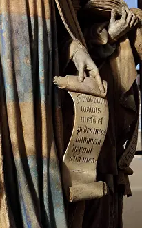 Psalm: Scroll, Well of Moses, Chartreuse de Champmol