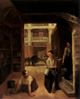 Astor: Scrubwomen, Astor Library