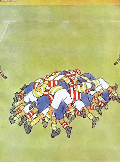 Scrum Back Chat, by Fougasse