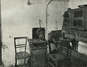 Limehouse: Scullery in slum at Limehouse