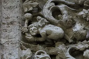 Lonja: Sculpted stone, Silk Exchange, Valencia, Spain