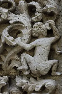 Lonja: Sculpted stone, Silk Exchange, Valencia, Spain