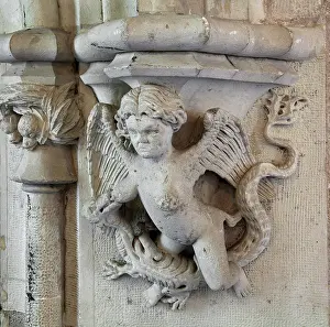 Lonja: Sculpted stone, Silk Exchange, Valencia, Spain