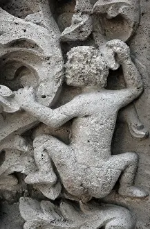 Lonja: Sculpted stone, Silk Exchange, Valencia, Spain
