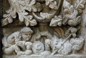 Lonja: Sculpted stone, Silk Exchange, Valencia, Spain