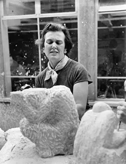 Corsham: Sculptor at Corsham Art School
