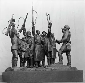 Oath: Sculptural composition Partisans Oath