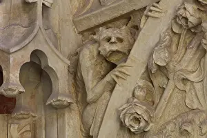 Gargallo: Sculptural detail, Administration Pavilion, Hospital