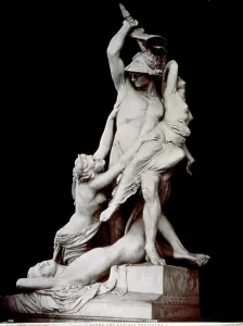 Lanzi: Sculptural group entitled The rape