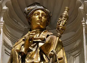 Orsanmichele: Sculpture, Basilica di Santa Croce, Florence, Italy