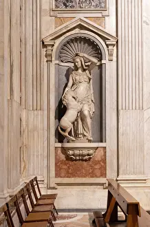 Niccolini: Sculpture, Basilica di Santa Croce, Florence, Italy