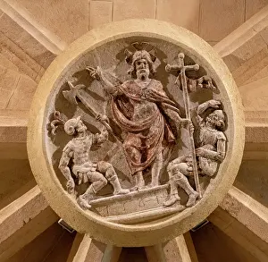 Crypt: Sculpture, Basilica de Santa Maria, Vilafranca del Penedes