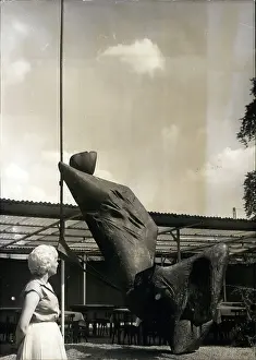 Heiliger: Sculpture by Bernhard Heiliger, Recklinghausen, Germany
