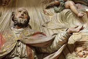 Euphrasius: Sculpture, Catedral de la Asuncion, Jaen, Andalusia, Spain