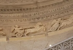 Diocletians: Sculpture, Cathedral of St Domnius, Split, Croatia