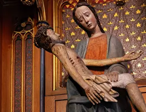Altarpiece: Sculpture, Cathedrale Notre-Dame, Strasbourg, France