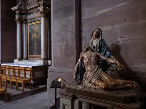Schuller: Sculpture, Cathedrale Saint-Christophe, Belfort, France