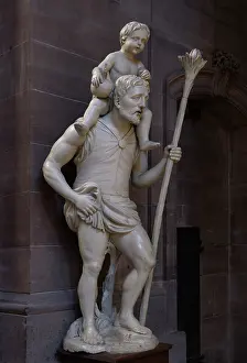 Schuller: Sculpture, Cathedrale Saint-Christophe, Belfort, France