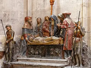 Entombment: Sculpture, Cathedrale Saint-Just-et-Saint-Pasteur, Narbonne
