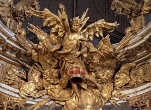 Cherub: Sculpture, Cathedrale Saint-Maurice, Angers, Maine-et-Loire, France