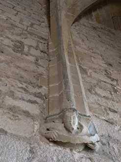 Roussillon: Sculpture, Chapel, Keep, Chateau de Puivert, Puivert, France