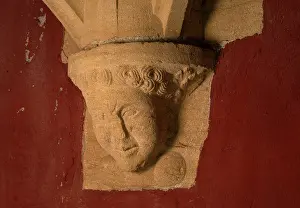 Corbel: Sculpture, Chateau de Rapetour, Theize, Beaujolais, France