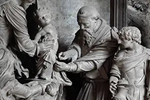 Circumcision: Sculpture, Choir screen, Chartres cathedral, France