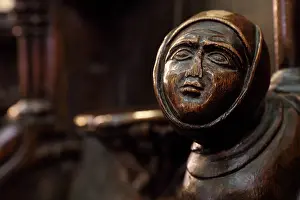 Armrest: Sculpture, Choir Stall, Cathedral Saint-Samson