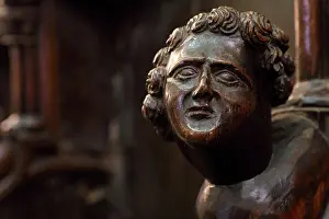 Armrest: Sculpture, Choir Stall, Cathedral Saint-Samson