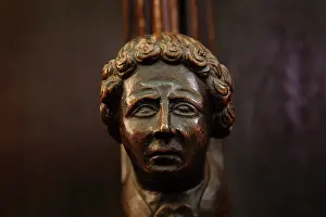 Armrest: Sculpture, Choir Stall, Cathedral Saint-Samson