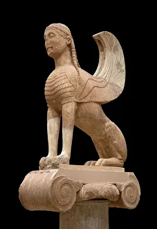 Parnassus: Sculpture, Delphi Archaeological Museum, Delphi, Greece