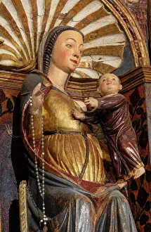 Altarpiece: Sculpture, Eglise Saint-Andre, Evol, Pyrenees-Orientales