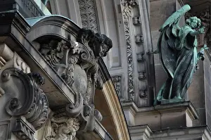 Museuminsel: Sculpture on facade, Berliner Dom, Berlin, Germany