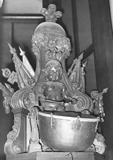 Garnisonkirche: Sculpture in the Garnisonkirche in Berlin, around 1930