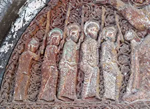 Canyon: Sculpture, Hovhannavank monastery, Ohanavan, Aragatsotn, Armenia